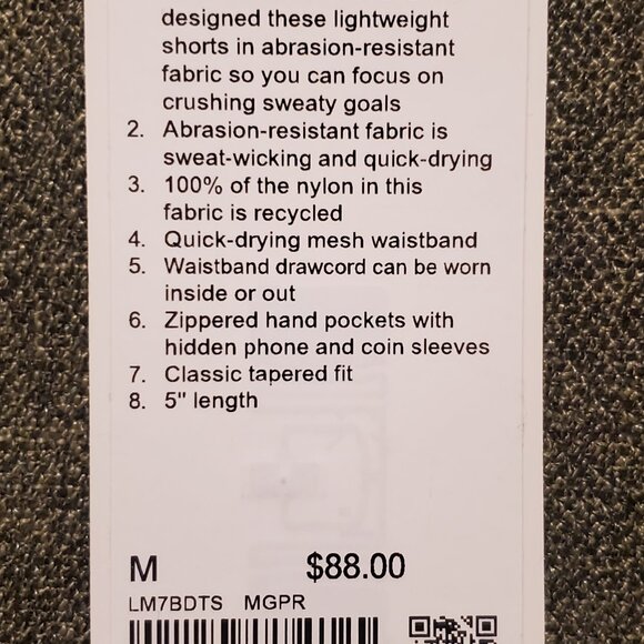 lululemon License to Train Short 5" - Picture 3 of 3